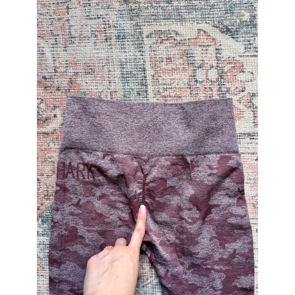 Gymshark XS Adapt Pink Camo Seamless Athletic Leggings High Waisted Scrunch Bum - Picture 8 of 10